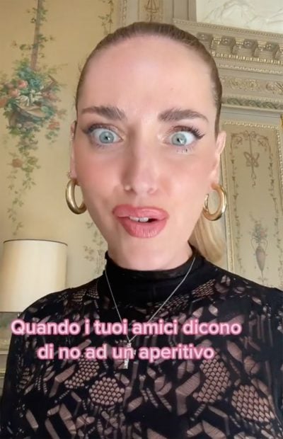 V&iacute;deo de Chiara Ferragni / TikTok