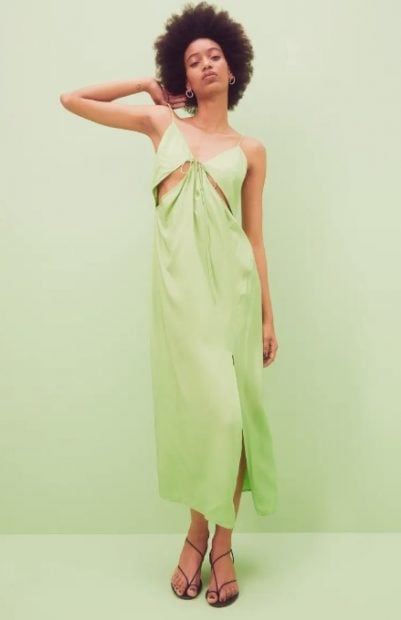 H&M Vestido cut-out