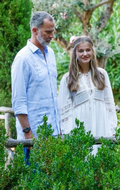 El Rey junto a la Princesa Leonor en Mallorca / Gtres
