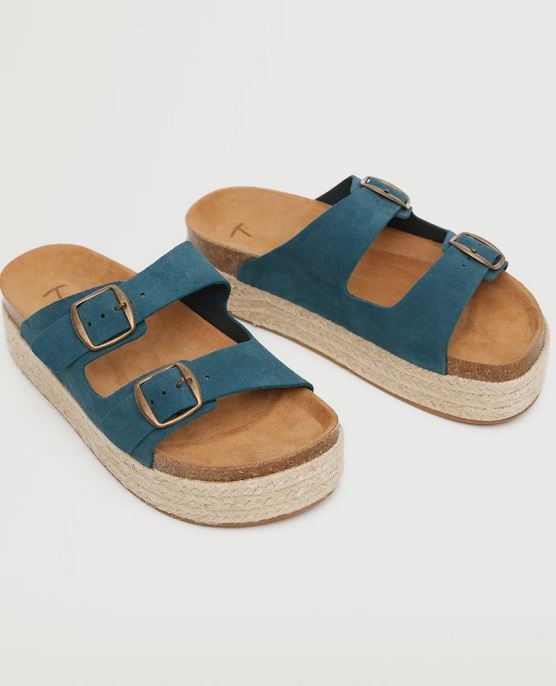 Las sandalias de Mango Teen de esparto que hay hasta el n&uacute;mero 40