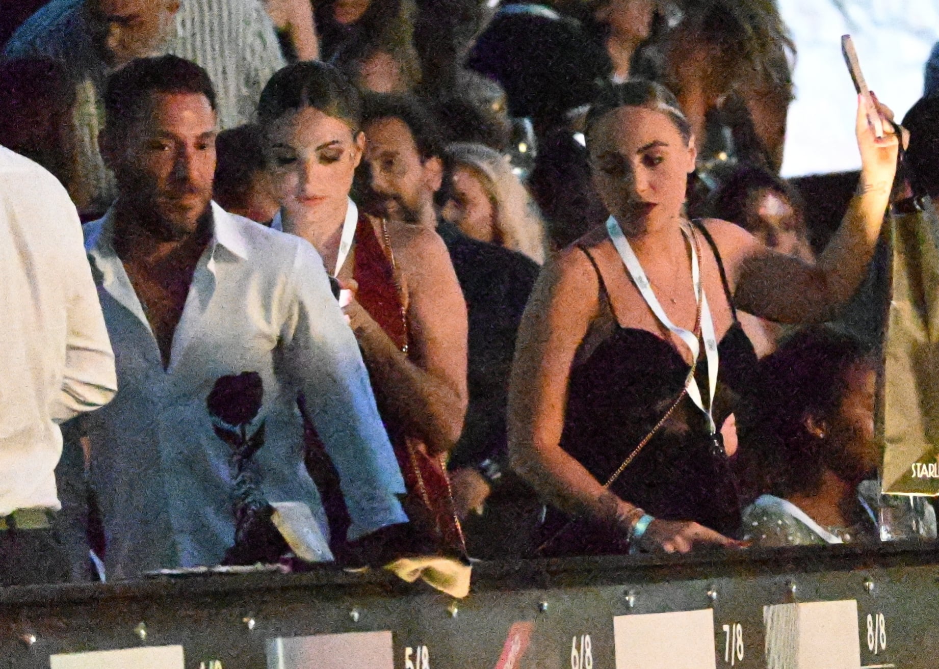 Roc&iacute;o Flores, Antonio David y Marta Riesco, en Starlite Marbella / Gtres