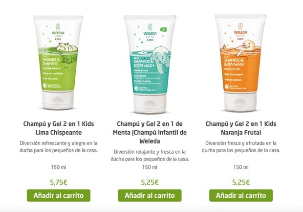 Champú y gel / Weleda