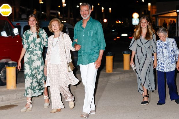 Familia Real de cena en Mallorca / Gtres