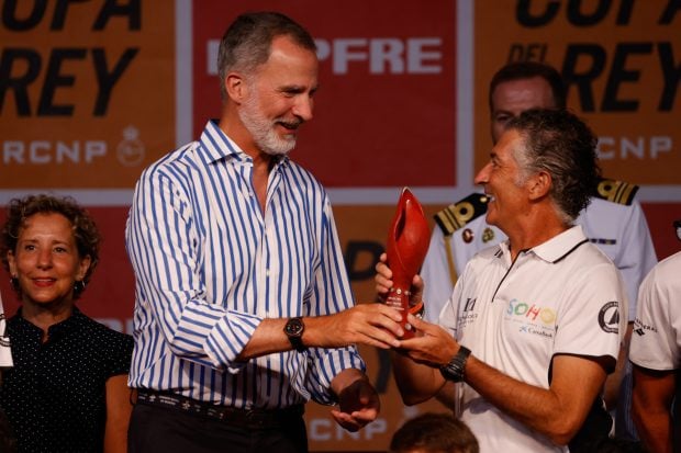 Felipe VI en los premios de la Copa del Rey de Vela / Gtres