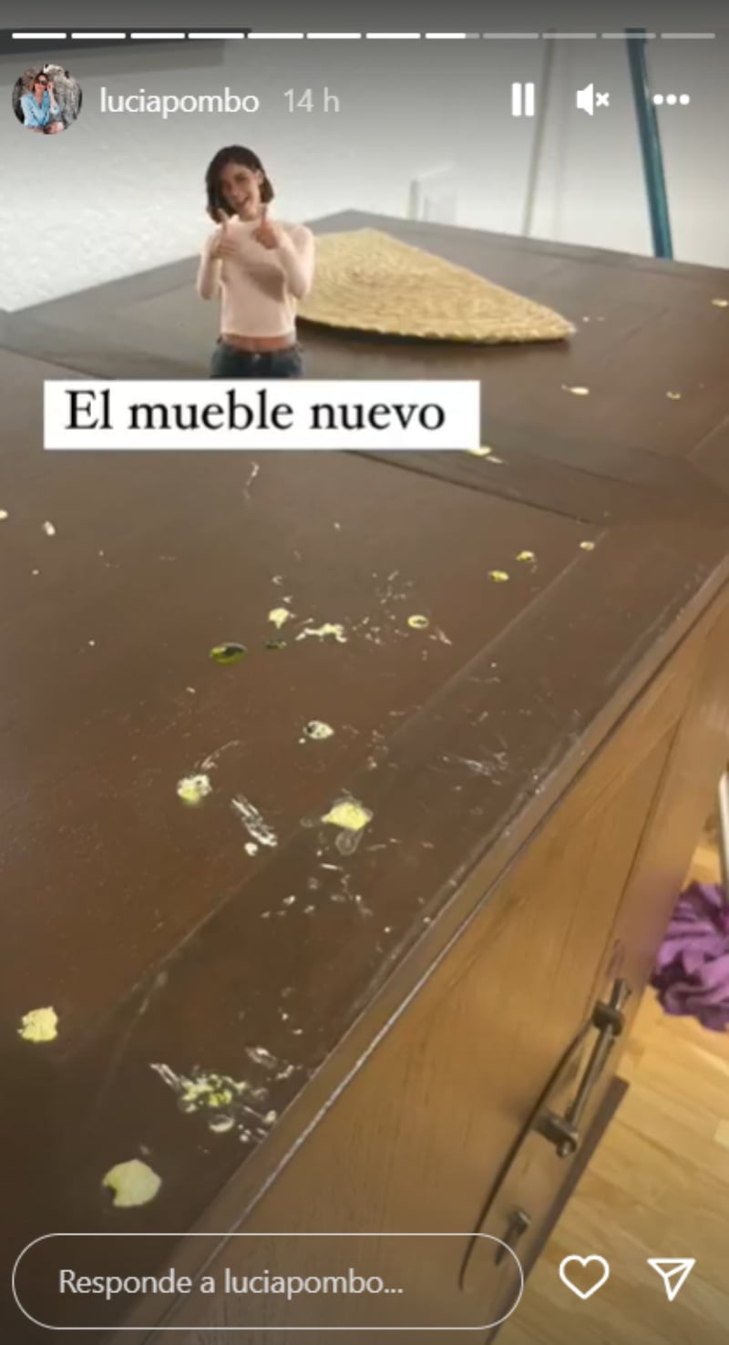 As&iacute; qued&oacute; el mueble nuevo de Luc&iacute;a Pombo / Instagram