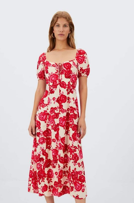 El vestido de Stradivarius que parece sacado de una pel&iacute;cula de Hollywood
