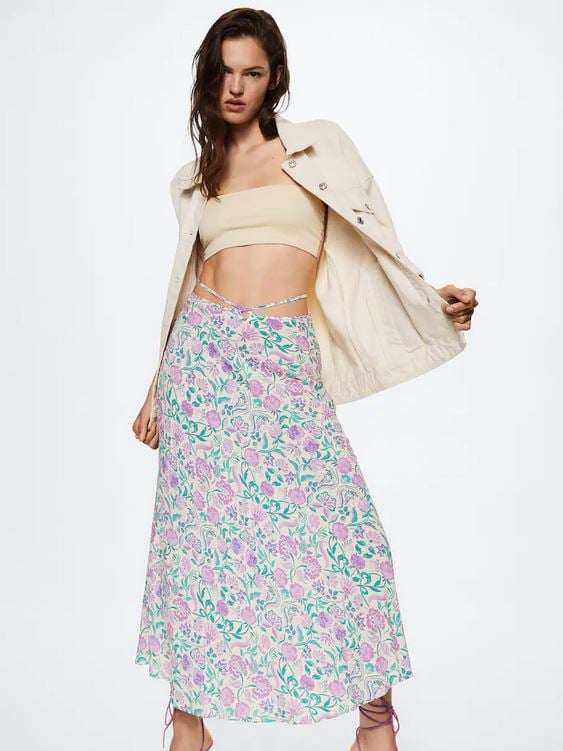 La falda de Mango fluida que tienen desde la talla XXS a la 4XL: &iexcl;es preciosa!