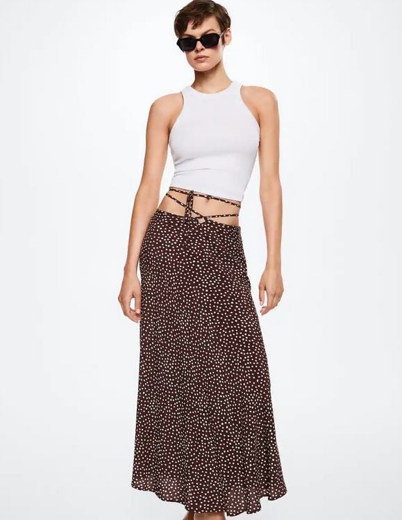 La falda de Mango fluida que tienen desde la talla XXS a la 4XL: &iexcl;es preciosa!