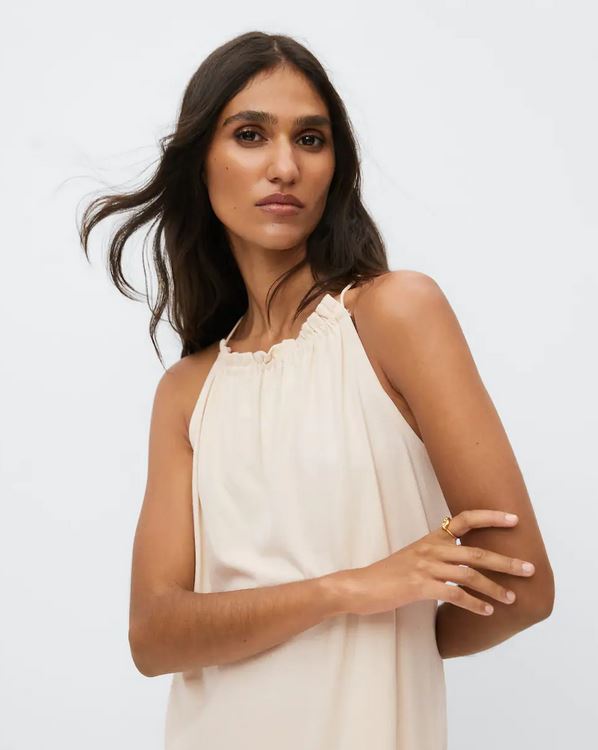 El vestido maxi con volantes de Mango m&aacute;s cute de la temporada