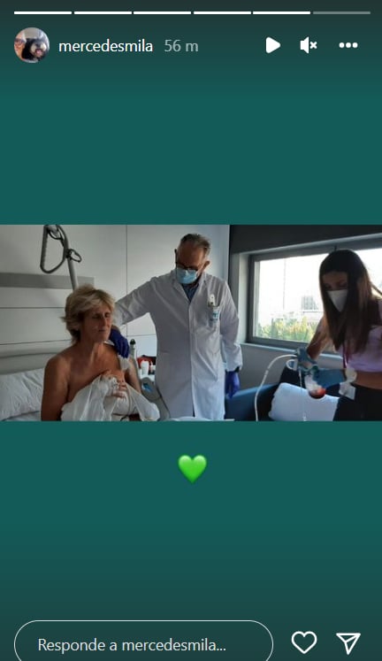 Storie de Mercedes Mil&aacute; en Instagram