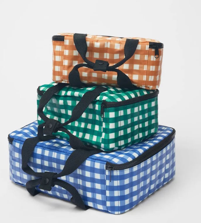 Bolsa t&eacute;rmica cuadros vichy de Zara