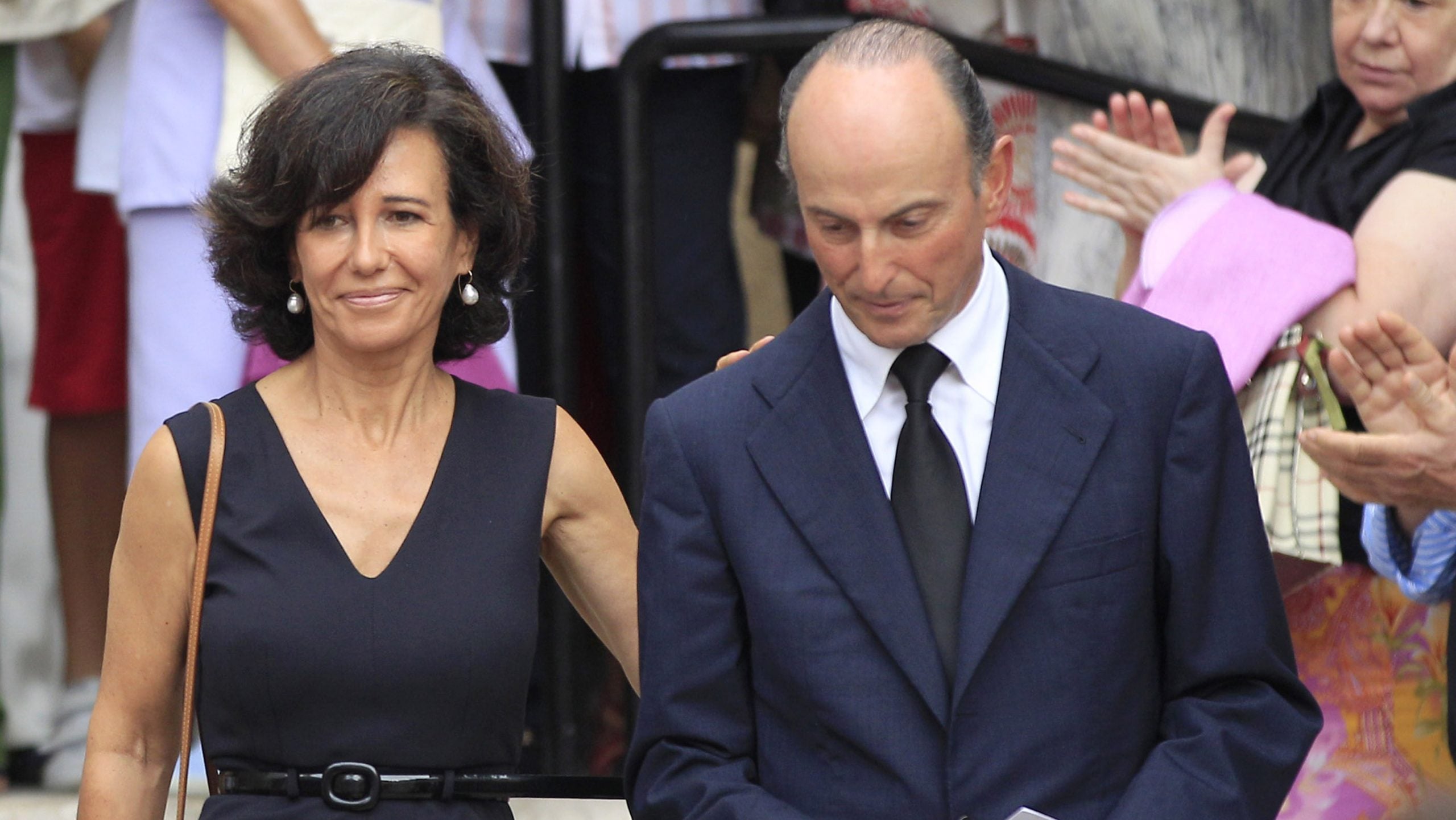 Ana Patricia Bot&iacute;n con su marido. (Foto: Gtres)