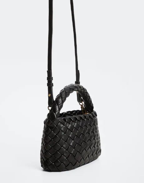 Bolso trenzado de Mango