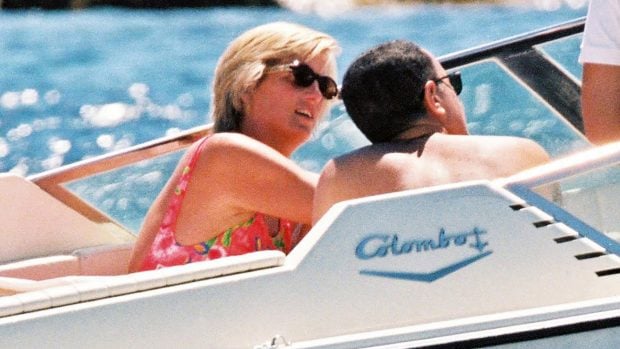 Diana de Gales en un barco / Gtres