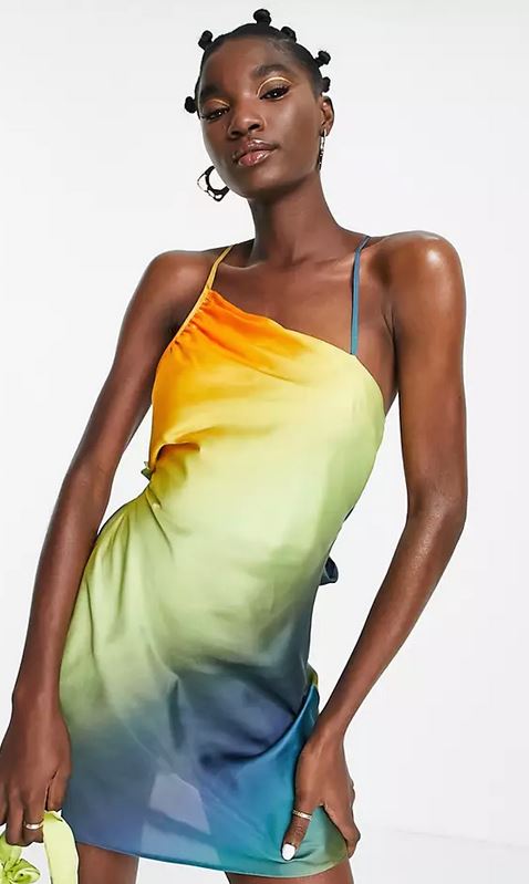 El vestido multicolor de Asos para una fiesta hasta el amanecer
