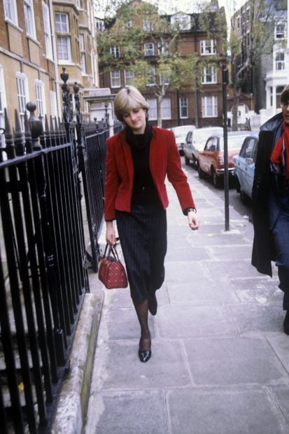 Lady Di paseando por Londres / Gtres