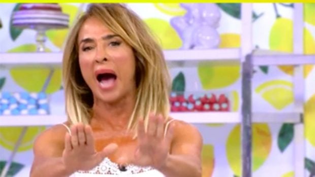 Mar&iacute;a Pati&ntilde;o, visiblemente molesta con Jos&eacute; Antonio Avil&eacute;s / Telecinco