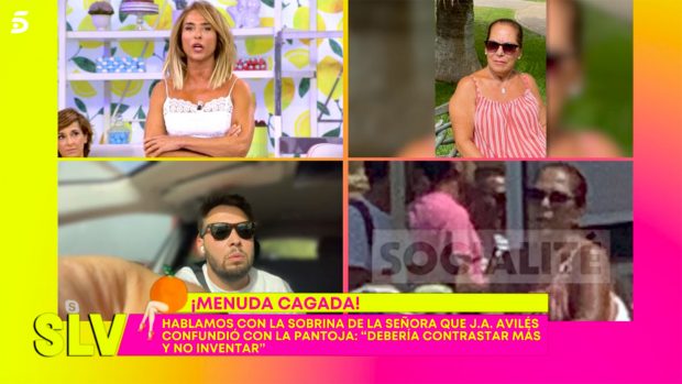 Mar&iacute;a Pati&ntilde;o habla con Jos&eacute; Antonio Avil&eacute;s / Telecinco