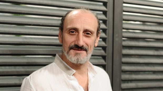 Jos&eacute; Luis Gil durante los rodajes de 'La que se avecina' / Gtres