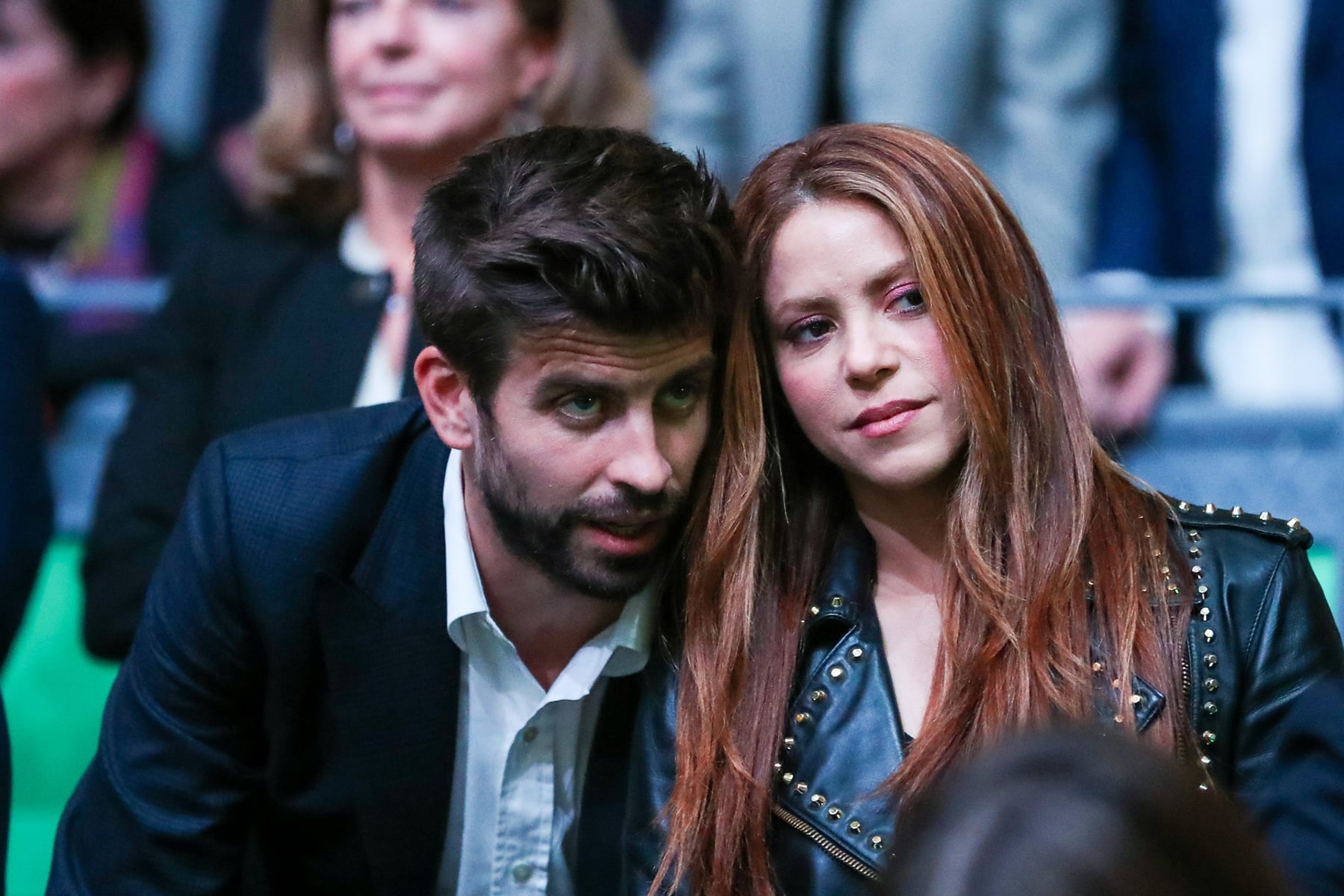 Gerard Piqué y Shakira en un partido / Gtres
