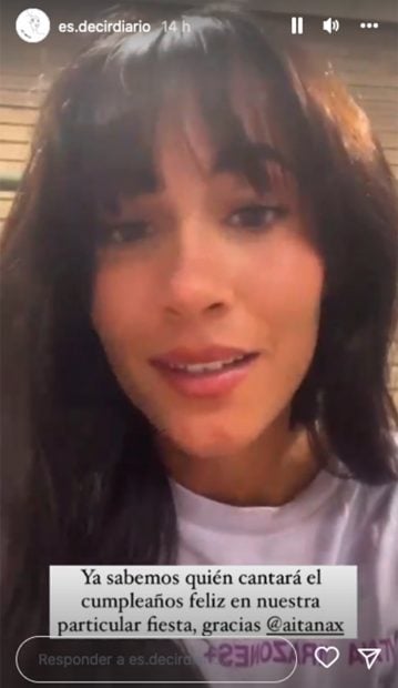 Aitana Oca&ntilde;a se vuelca con la causa de Izan / Instagram @es.decirdiario