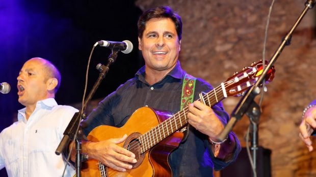 Fran Rivera en un concierto 