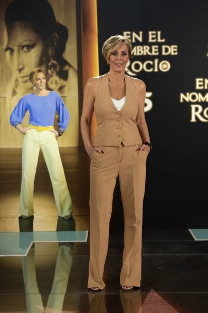 Roc&iacute;o Carrasco en la presentaci&oacute;n de 'En el nombre de Roc&iacute;o' / Telecinco