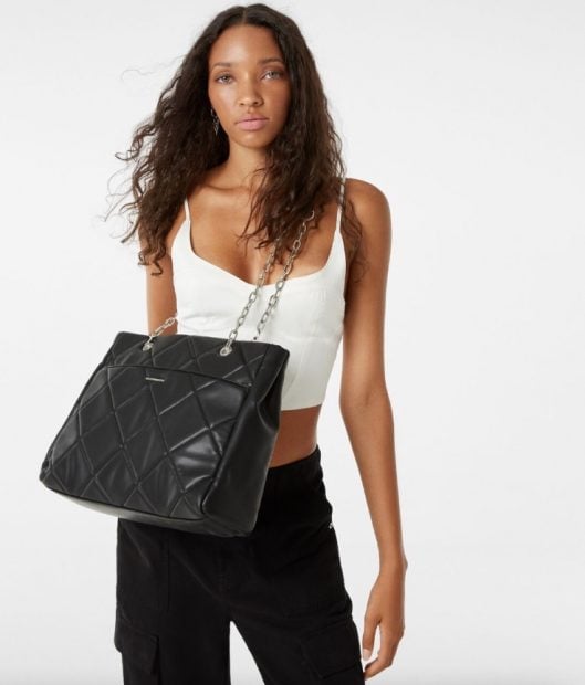 Bolso acolchado Bershka
