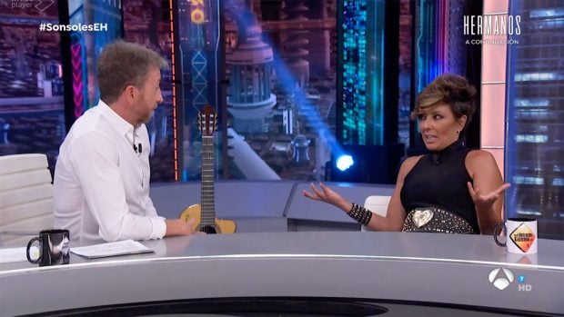 Sonsoles &Oacute;nega y Pablo Motos en 'El Hormiguero' / Antena 3