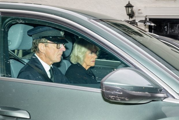 Camilla Parker saliendo de Balmoral