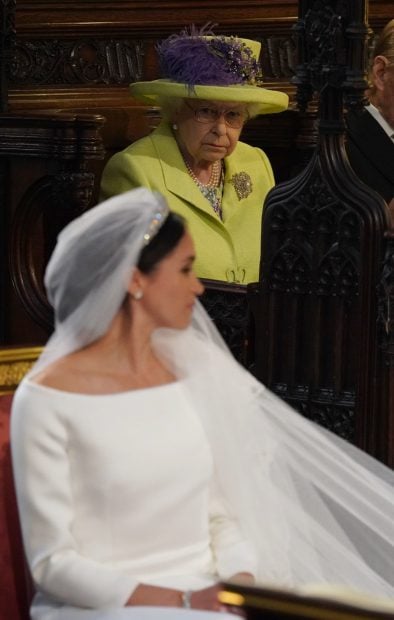 Isabel II y Meghan Markle en su boda / Gtres