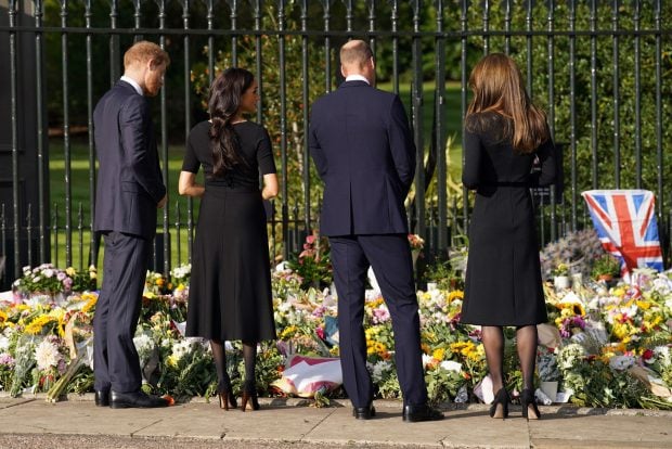 Los pr&iacute;ncipes de Gales y los duques de Sussex en Windsor / Gtres