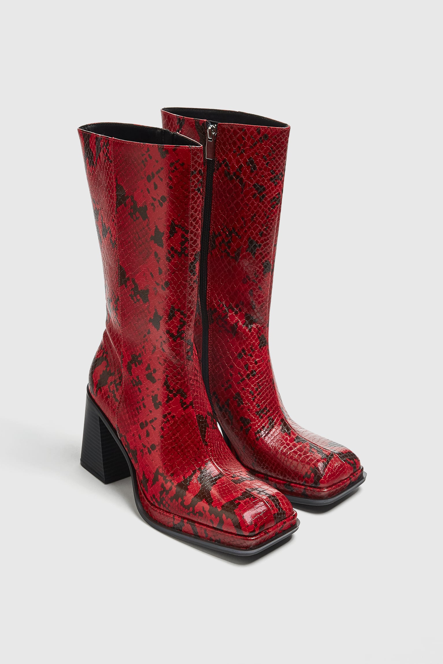 Botas Pull&Bear rojas