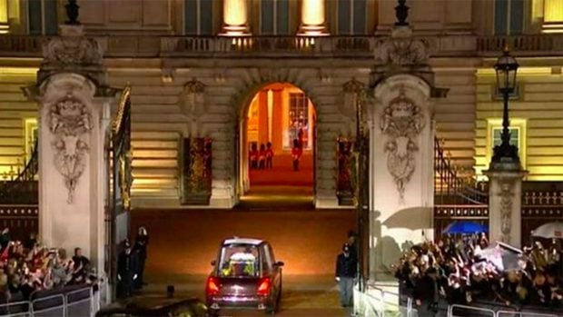 Inmediaciones del Palacio de Buckingham / BBC