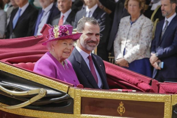 La Reina Isabel II y Felipe VI / Gtres