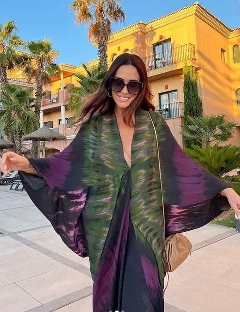 Vicky Mart&iacute;n Berrocal kaftan de Zara