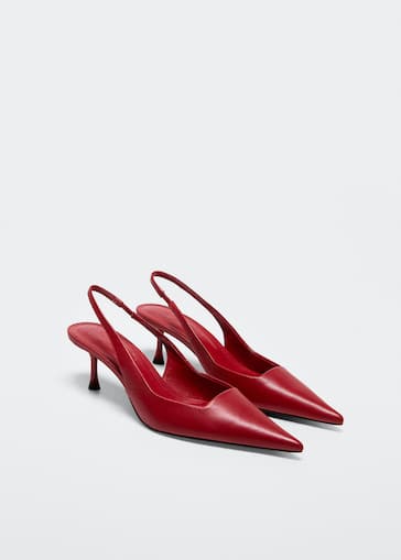 Tacones rojos de Mango