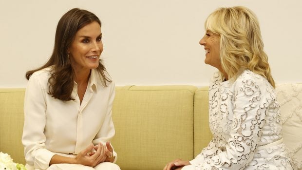La Reina Letizia y Jill Biden en Nueva York