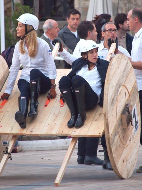 Carmen Lomana y Tamara Falc&oacute; en 2012 / Gtres