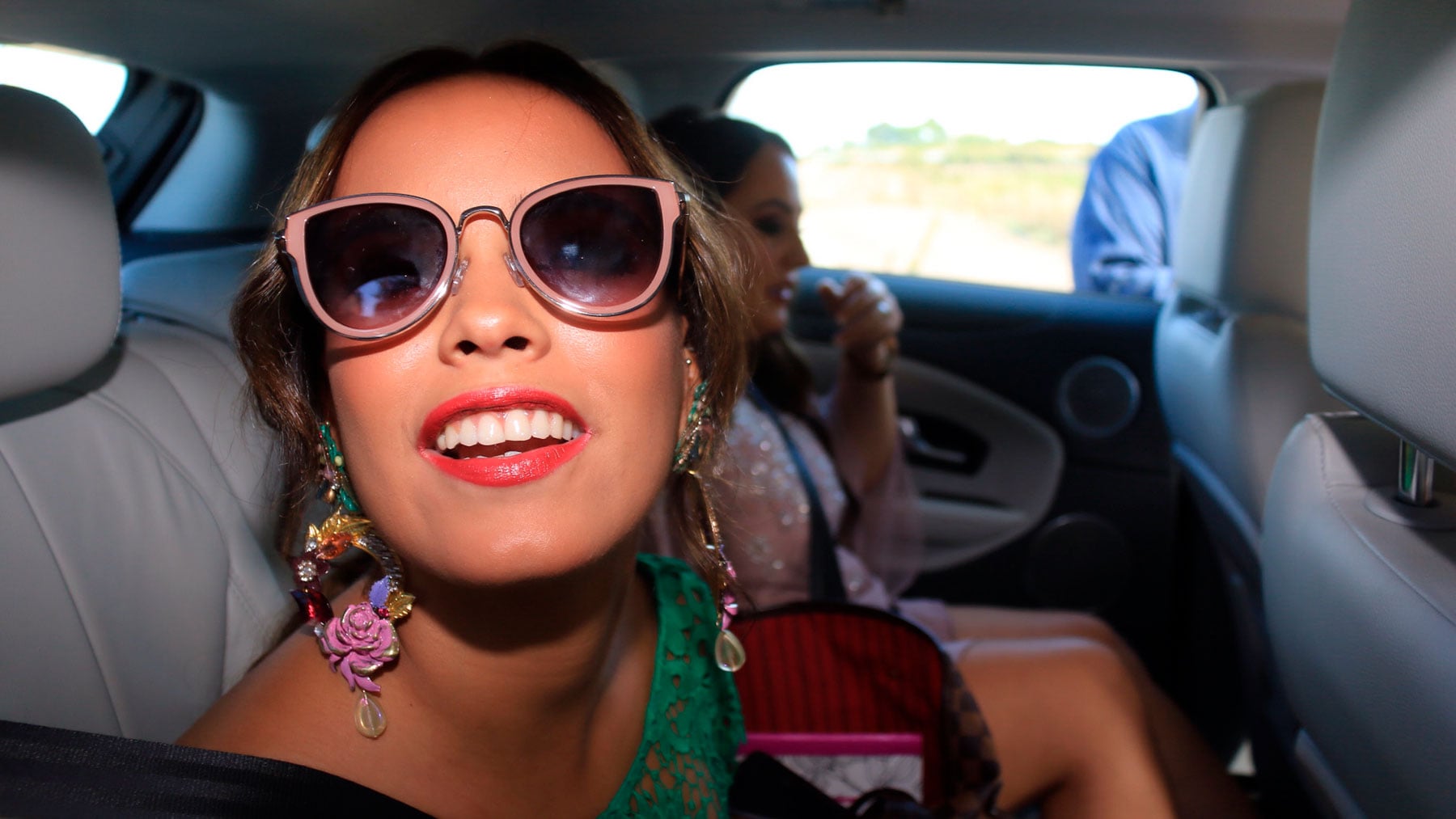 Gloria Camila, en la boda de su padre