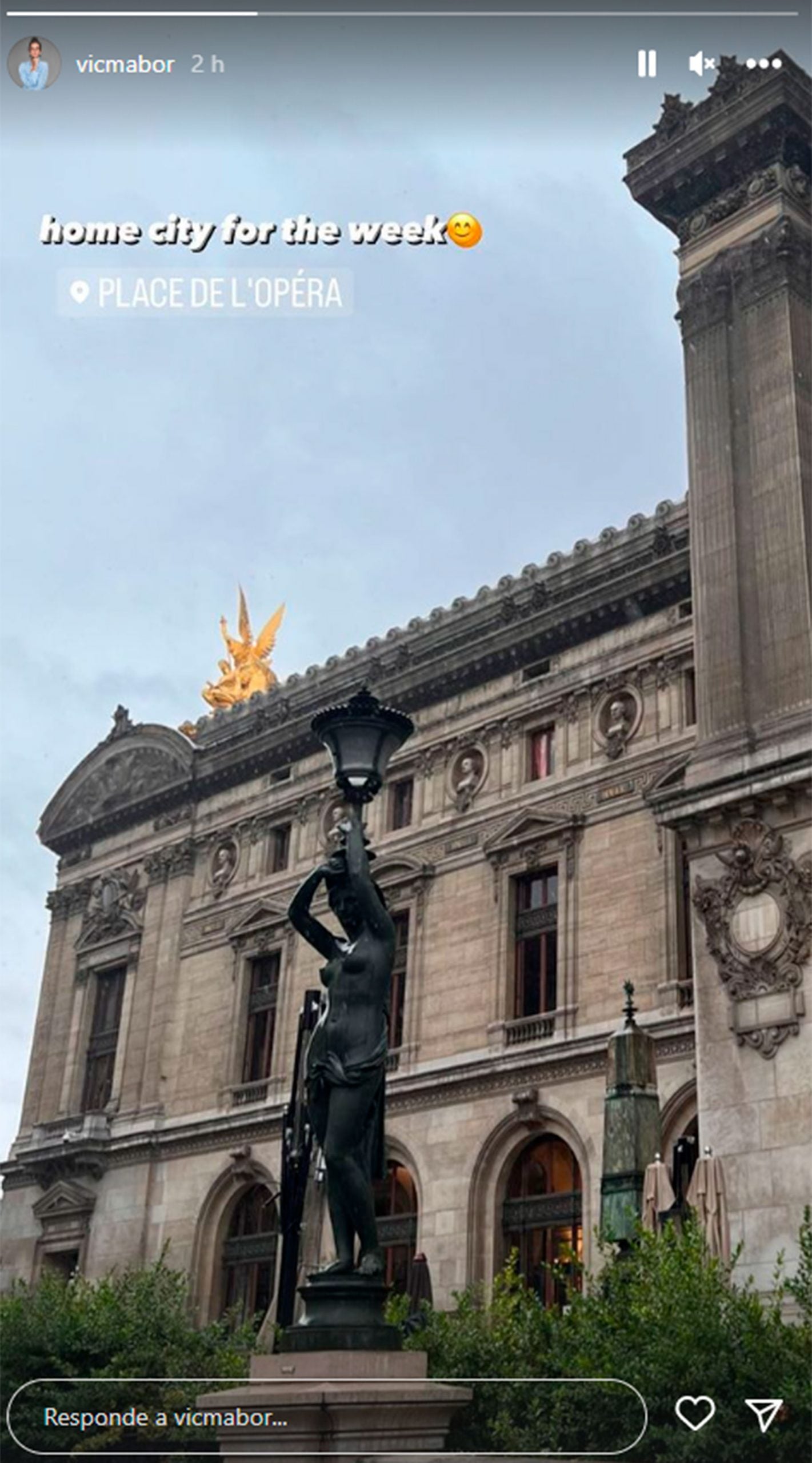 Victoria Federica, en Par&iacute;s / Instagram @vicmabor