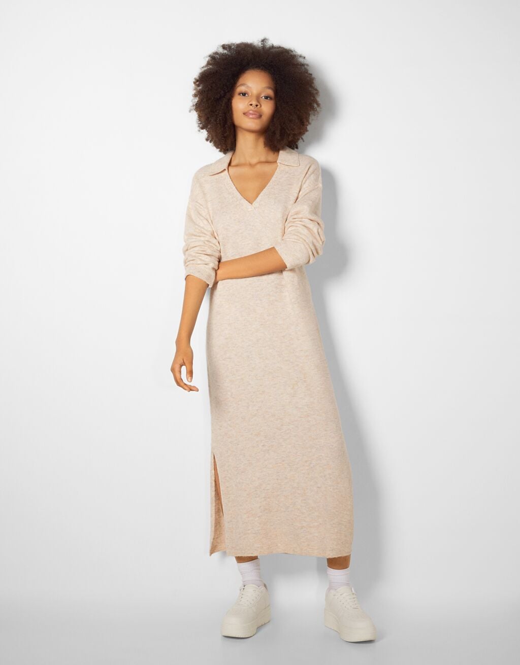 Vestido beig