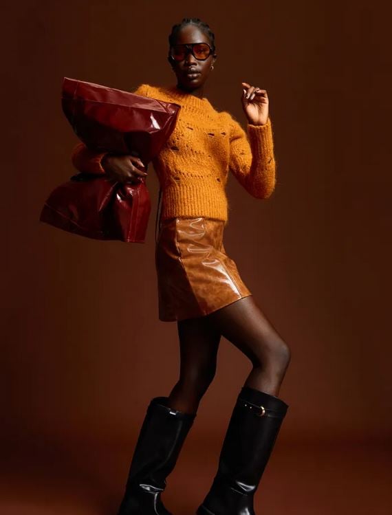 La falda evas&eacute; de H&M que queda bien a todas: la tienen de la talla 32 a la 50