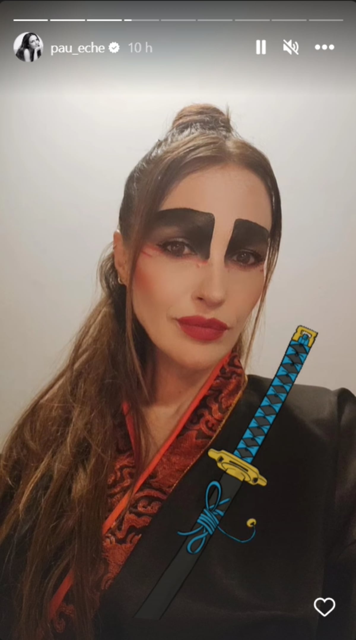 Paula Echevarr&iacute;a, en Halloween 2022 / Instagram