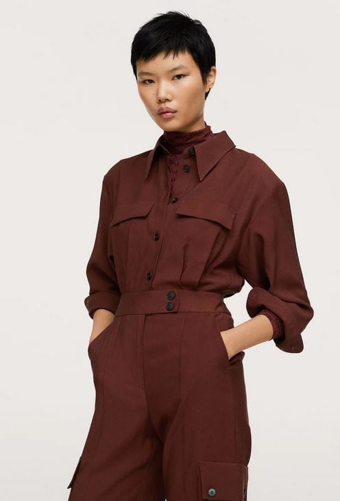El mono largo de Mango Outlet con un súper descuento para este otoño