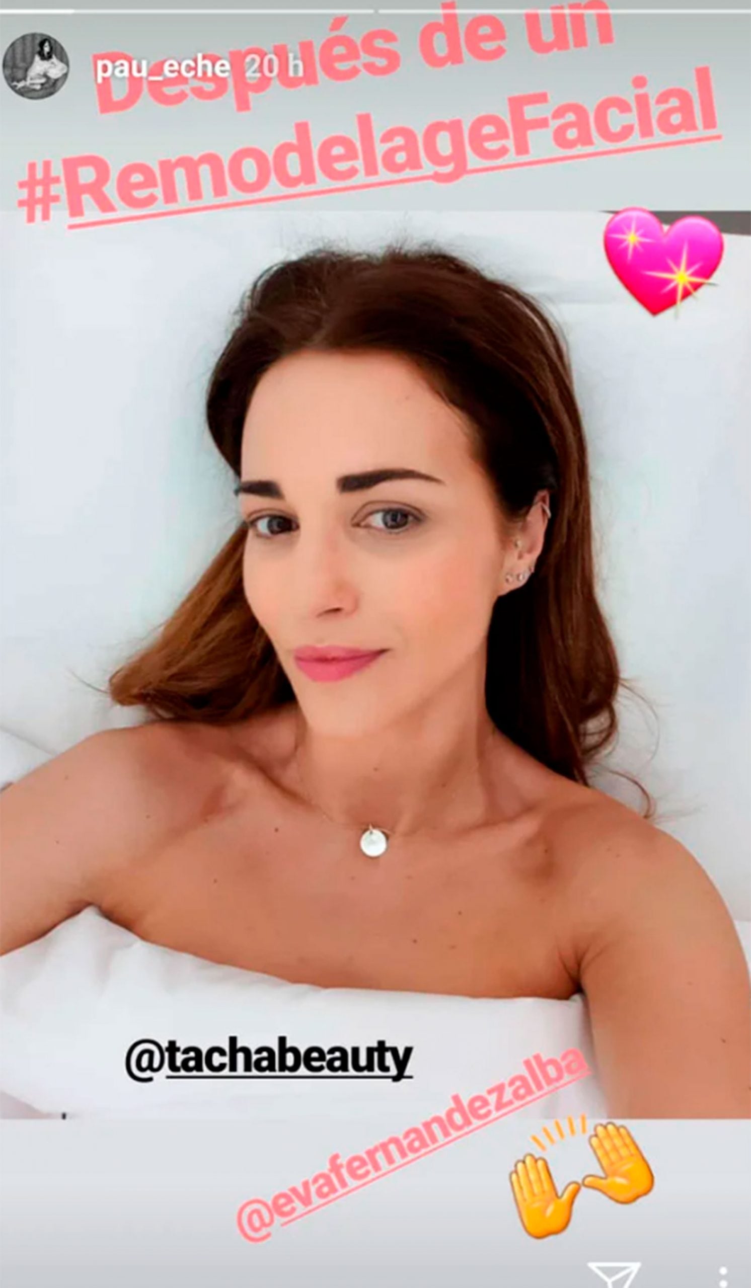 Paula Echevarr&iacute;a, en Tacha / Instagram