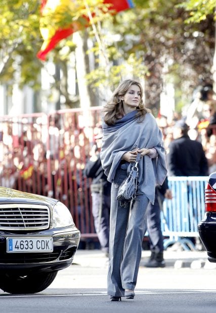 Letizia en el Día de la Hispanidad 2010 / Gtres
