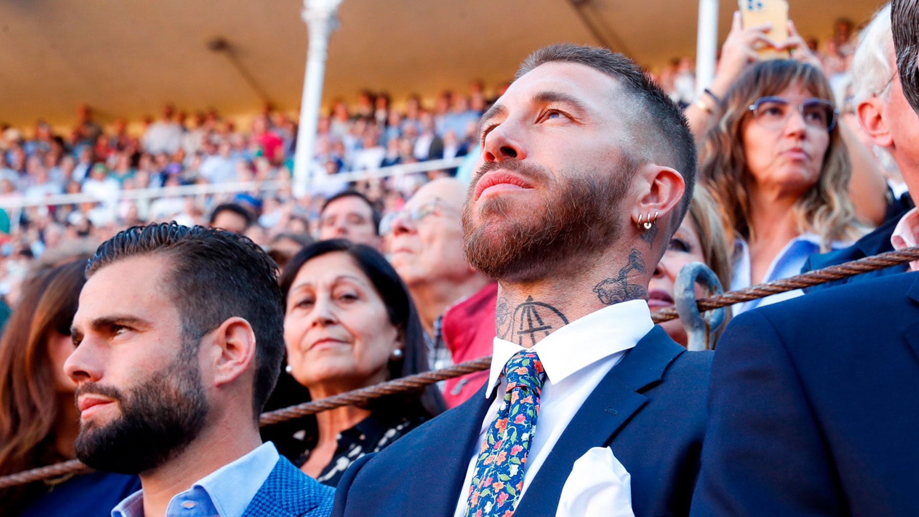 Sergio Ramos y Nacho Fern&aacute;ndez, en Las Ventas / Gtres