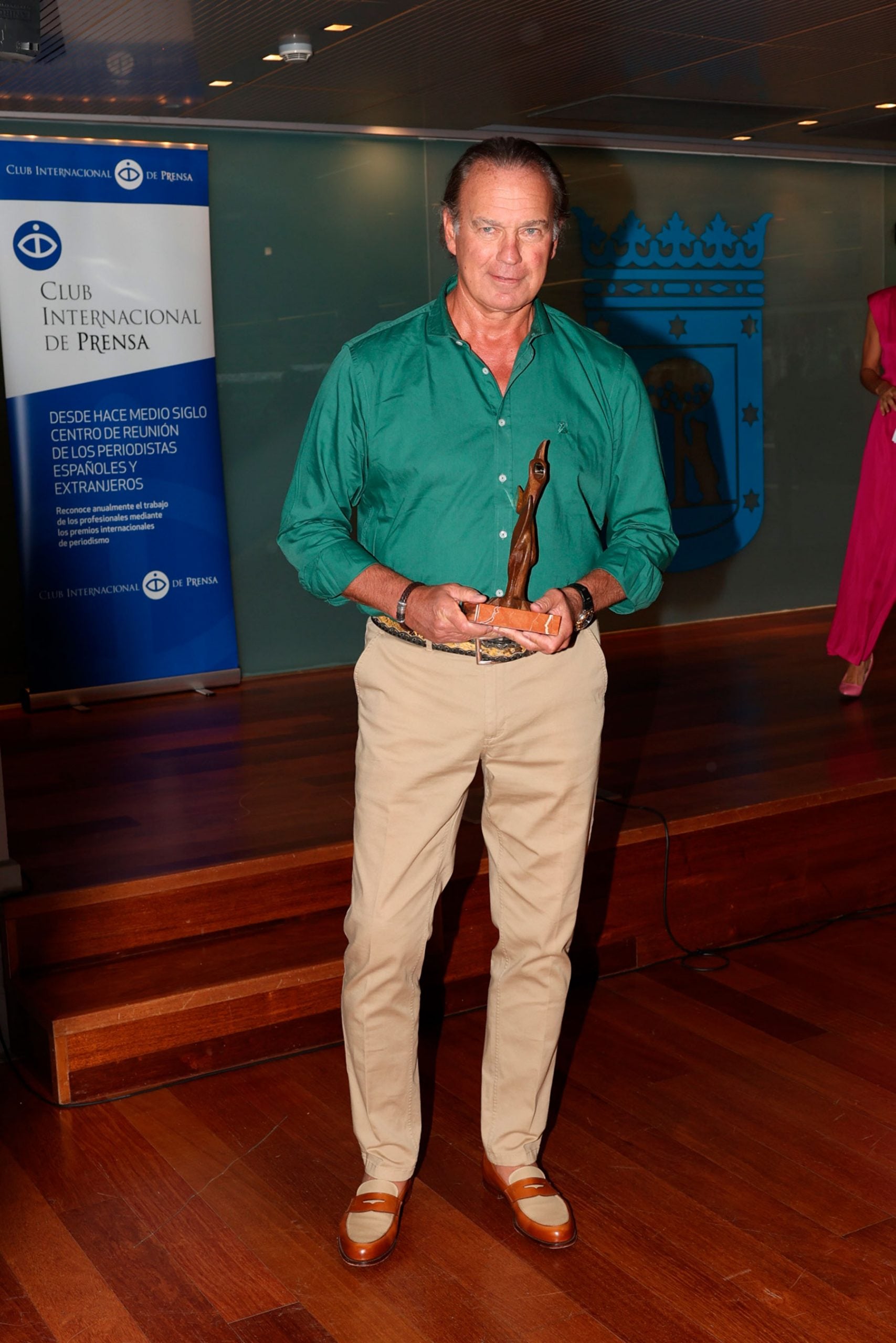 Bertín Osborne, recogiendo su premio / Gtres