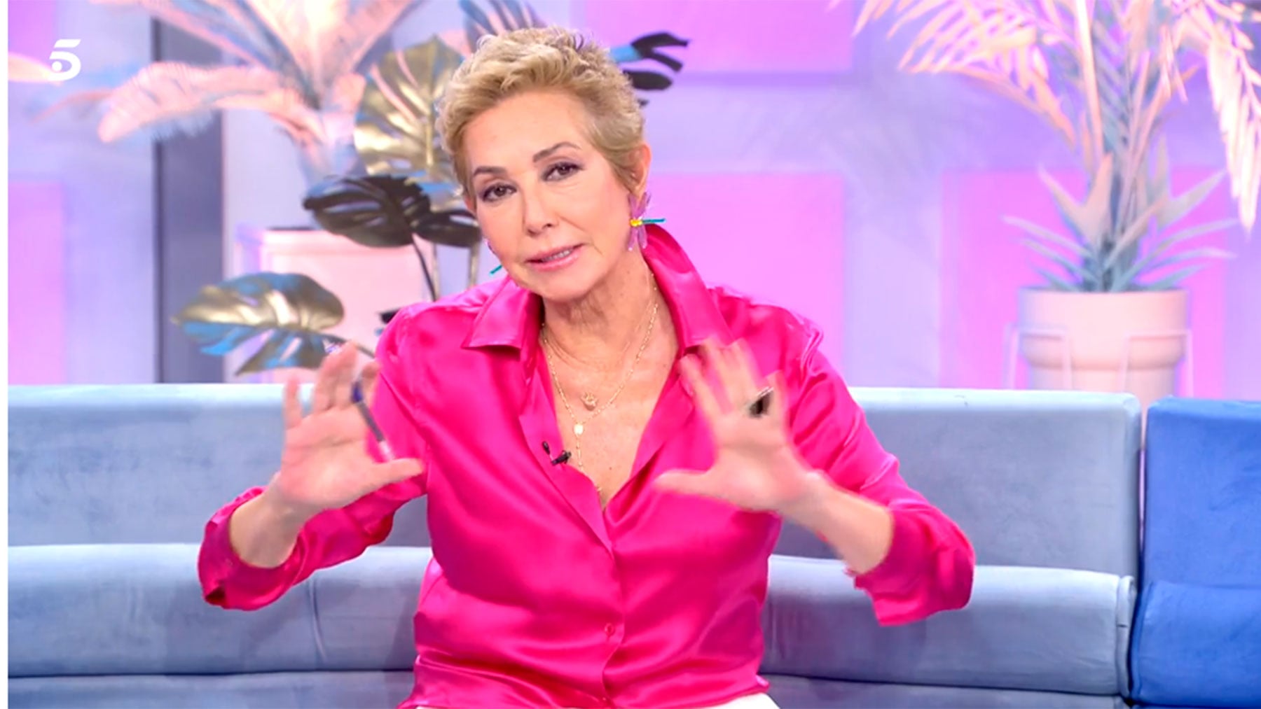 Ana Rosa Quintana, en plató / Telecinco
